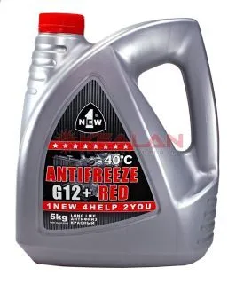 1NEW AF-25-R5 антифриз красный, -40°C, G12, 5 кг.