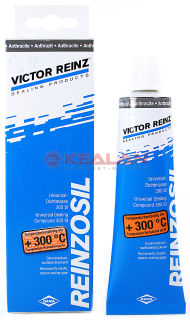 VICTOR REINZ REINZOSIL герметик антрацит, формирователь прокладок, бензостойкий, 70 мл.