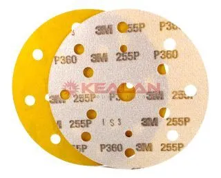 3M™ 50452 255P+ круг абразивный, золотой, 15 отверстий, Р360, 150 мм.