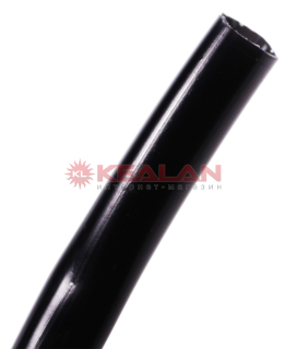 TEC KM-9 ПВХ трубка (кембрик), черный цвет, диаметр 9 мм.