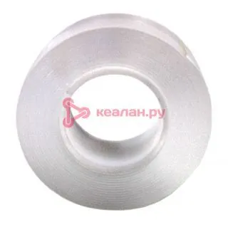 Kraft Nano скотч прозрачный, монтажный, универсальный, 1 мм, 3 м.