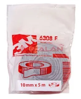 3M™ 6308 скотч, акриловая лента двухсторонняя серая, 0,8 мм, 10 мм, 5 м.