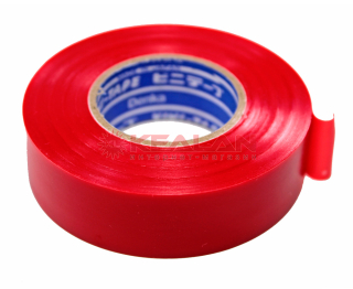 Denka Vini-Tape 234 изолента красная, ПВХ, 0,13 мм, 19 мм, 20 м.