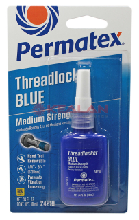 Permatex 24210 фиксатор резьбы средней фиксации синий, 10 мл.