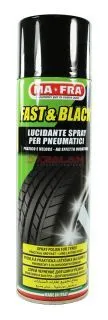 MA-FRA FAST & BLACK защитная полироль, чернение для шин, аэрозоль, 500 мл.