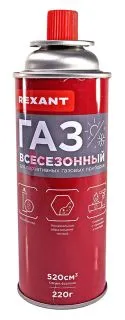 REXANT 09-1414 газовый баллон Всесезонный, 520 мл.