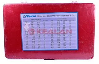 Wesons набор резиновых уплотнительных колец, диаметр от 3 мм. до 50 мм., 419 шт. в наборе