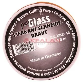 ProGlass XKD-44 квадратная струна для резки, толщина 0,7 мм, 44 м.