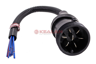 CARGEN AX536 разъем байонет (вилка) 4573732216 (7pin) 7 контактов габаритных фонарей для ЗИЛ.