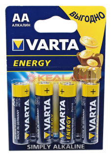 VARTA ENERGY AA батарейка, 4 шт.