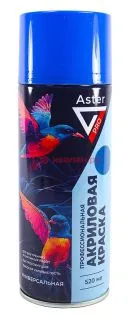 ASTER AP-061 краска-спрей акриловая, синий, 520 мл.