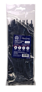 MixOne. 3,6х200 хомут-стяжка черный, 100 шт.