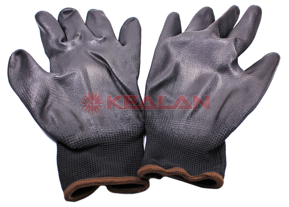 GWARD Black перчатки нейлоновые черного цвета с полиуретановым покрытием, 10/XL