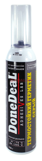 Done Deal DD6735 герметик прокладок термостойкий серый силиконовый, 226 г.
