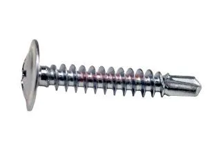 MixOne. cаморез 4,2х25 сверло, оцинкованный, с прессшайбой, 1 шт.