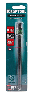 KRAFTOOL BULLDOG адаптер с жесткой автоматической фиксацией для шуруповертов, 150 мм.