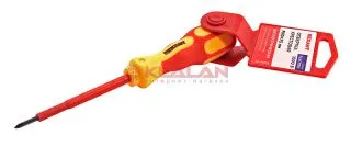 REXANT 12-4715 отвертка крестовая диэлектрическая PH0х75мм, до 1000В, двухкомпонентная рукоятка
