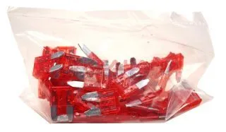 ABRO MASTERS FU-AI371-50-10A-RE предохранители флажковые мини, 10 А, 50 шт.