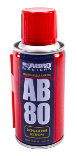ABRO MASTERS AB-80-100 смазка-спрей многоцелевая проникающая, жидкий ключ, 100 мл.