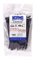 NORMA CH CT 100x2.5 хомут-стяжка полиамид 6.6, морозостойкий, черный, 100 шт.