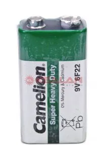 Camelion 6F22-SP1G солевая батарейка 9В, тип крона, без блистера