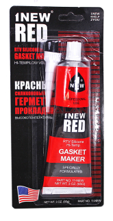 1NEW 11-NEW герметик прокладок красный, высокотемпературный, нейтральный, 85 г.