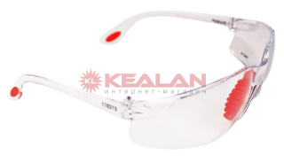 ЗУБР "СПЕКТР 3" защитные прозрачные очки, широкая монолинза, открытого типа