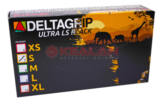 GWARD Deltagrip Ultra LS Black перчатки нитриловые, черного цвета, S, 100 шт.