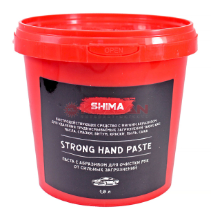 SHIMA DETAILER STRONG паста для очистки рук с абразивом, 1 л.