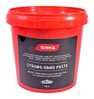 SHIMA DETAILER STRONG паста для очистки рук с абразивом, 1 л.