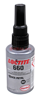 LOCTITE 660 вал-втулочный фиксатор, высокой прочности, гель серого цвета, 50 мл.