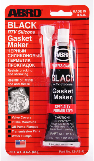 ABRO 12-AB герметик прокладок, черный, 85 г.