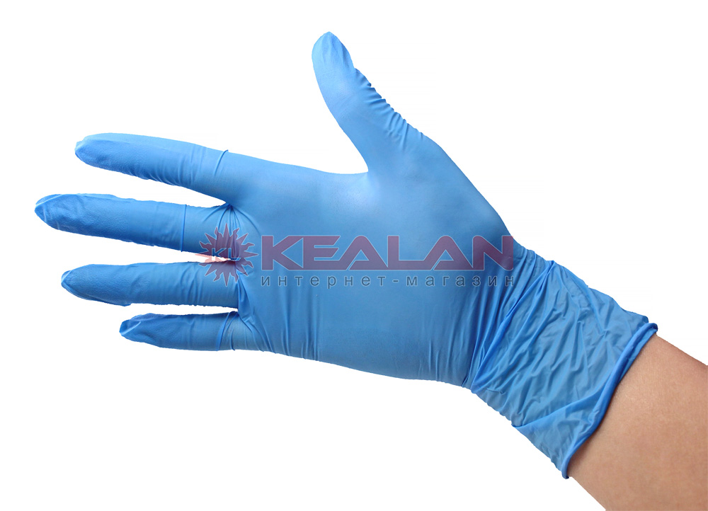 LR перчатки нитриловые, голубые, XS, 100 шт.