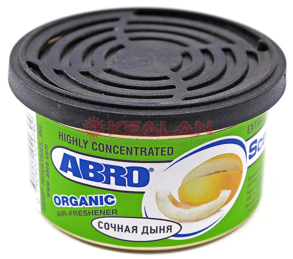 ABRO AS-560-ME-RE-12 Освежитель воздуха "Органик" (Дыня)