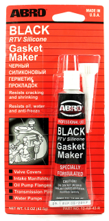 ABRO 12-AB-42.5 герметик прокладок, черный, 42,5 г