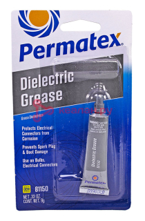 Permatex 81150 диэлектрическая смазка для контактов, защита электрических соединений, 9,4 г.