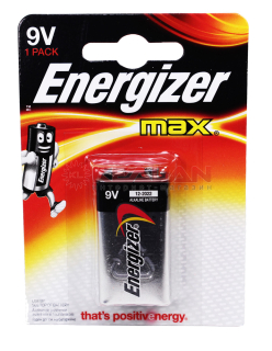 Energizer MAX 6LR61 9V алкалиновая батарейка, 1 шт.