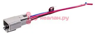 CARGEN AX8143 разъем Deutsch DTM04-3P (3pin) 3 контакта под сечение провода 0.5-0.8 кв.мм для ГАЗ