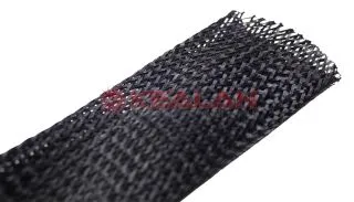 TEC SB-ES-40-Black гибкая черная оплетка для кабеля, 40-80 мм.