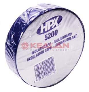 HPX IL1510 изоляционная лента ПВХ, синяя, 15 мм, 10 м.