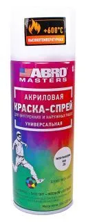 ABRO MASTERS SPH-206-AM-R краска-спрей высокотемпературная, белая, 226 г.