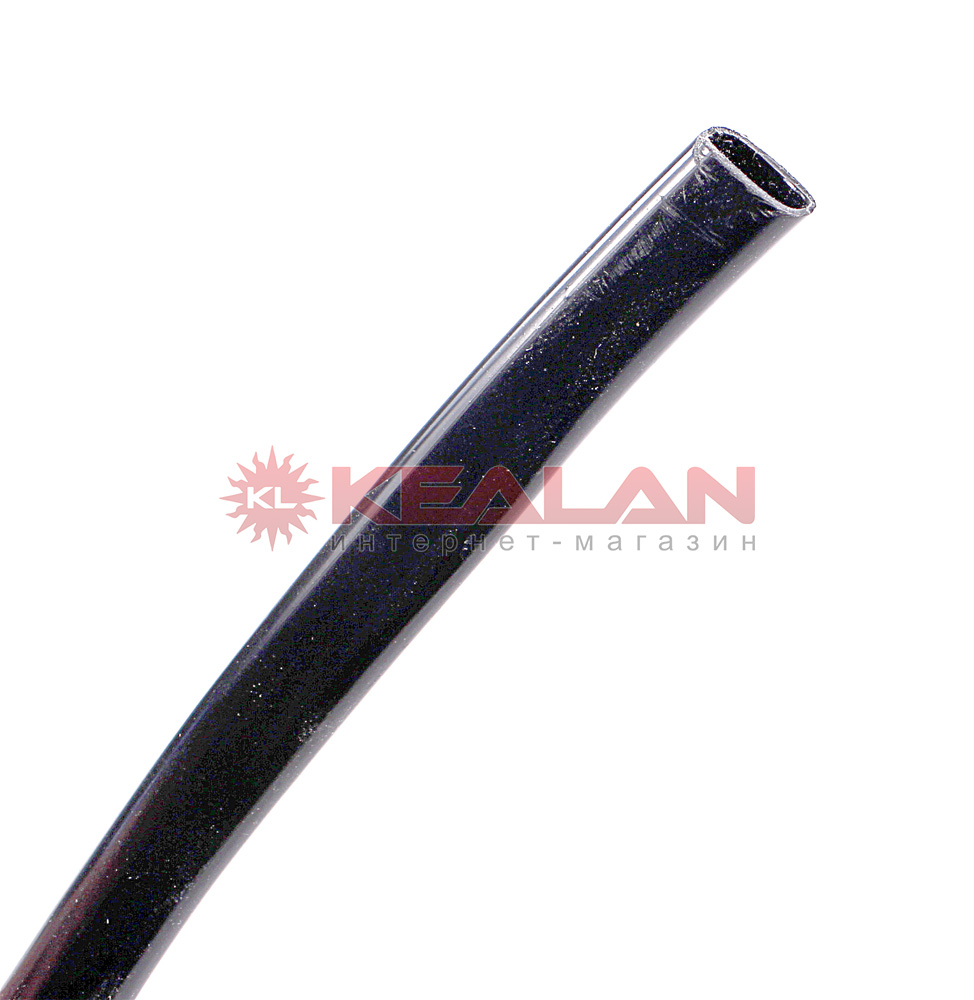 TEC KM-8 ПВХ трубка (кембрик), черный цвет, диаметр 8 мм.