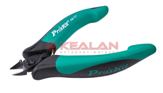 Pro'sKit PM-721 бокорезы/кусачки прецизионные, чистовые, пружина, 122 мм.