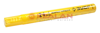 ЗУБР МК-400 06325-5 маркер-краска, круглый наконечник, желтый, 2-4 мм.