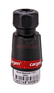 CARGEN 26001 разъем фаркопа (вилка) для подключения автомобильного прицепа 7 PIN