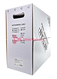 NETLAN кабель F/UTP 4 пары, Кат. 5e (Класс D), 100 МГц, одножильный, BC (чистая медь), внутренний, L