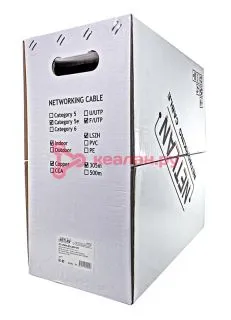 NETLAN кабель F/UTP 4 пары, Кат. 5e (Класс D), 100 МГц, одножильный, BC (чистая медь), внутренний, L