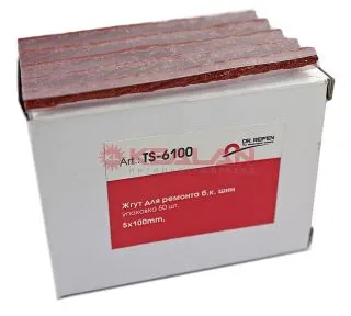 DR. REIFEN TS-6100 жгут для ремонта бескамерных шин, размер 5x100 мм, в упаковке 50 шт.