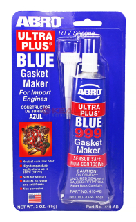 ABRO 410-AB OEM Ultra Plus герметик прокладок 999 силиконовый синий, 85 г.