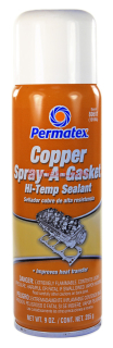 Permatex 80697 герметик-усилитель прокладок, термостойкий, с медью, аэрозоль, 255 г.